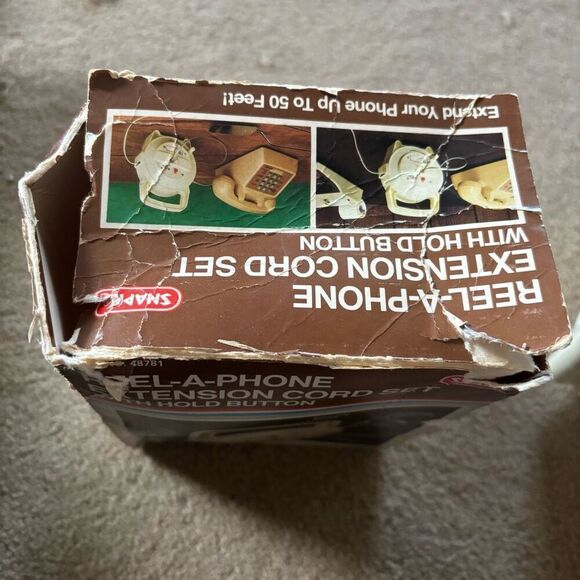 Reel-A-Phone Vintage 1980’s Extension Cord Set With Hold Button - Picture 8 of 12